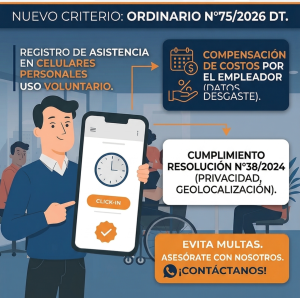 DT regula uso de celulares personales para el registro de asistencia